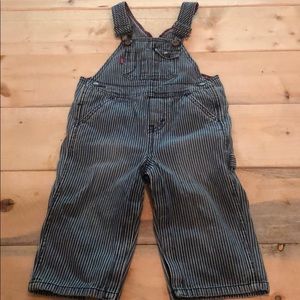 Baby boy overalls (striped)